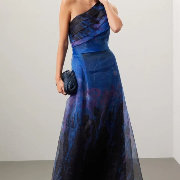 Rene Ruiz Dresses & Skirts - Rene Ruiz Blue Organza Gown, Size 4